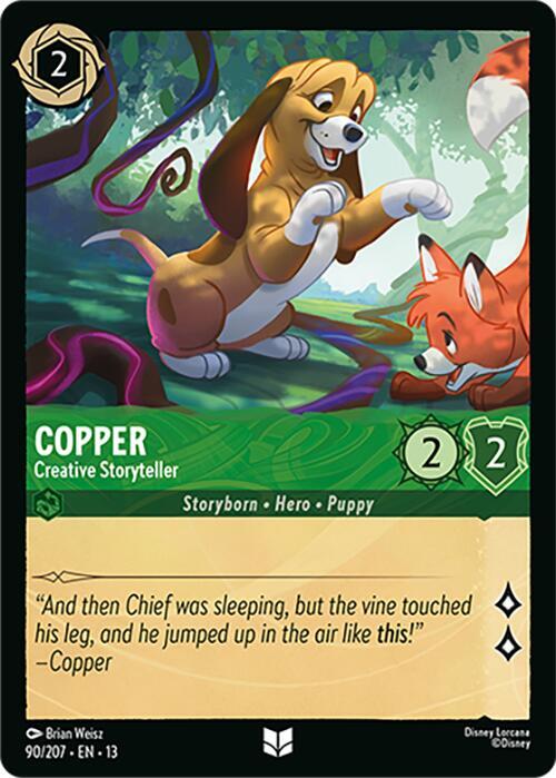 Copper - Creative Storyteller, Attack of the Vine! 90/204