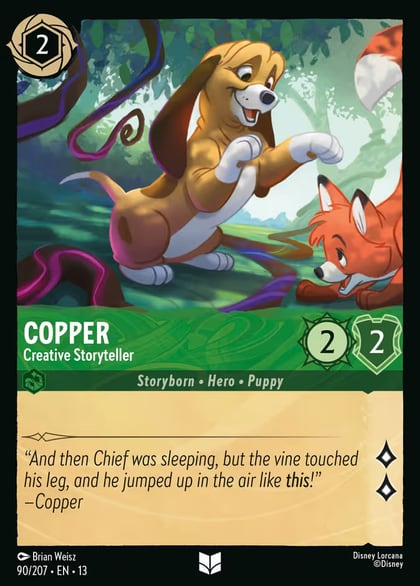 Copper - Creative Storyteller, Attack of the Vine! 90/204