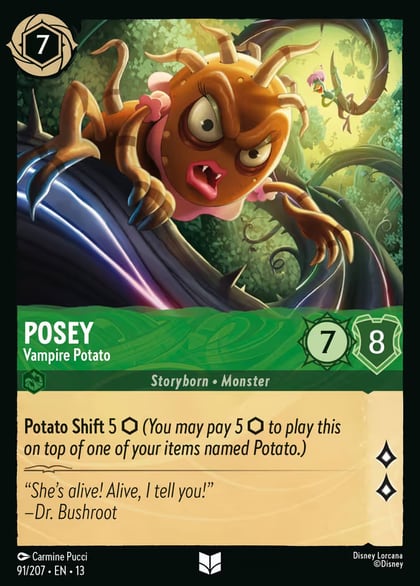 Posey - Vampire Potato, Attack of the Vine! 91/204
