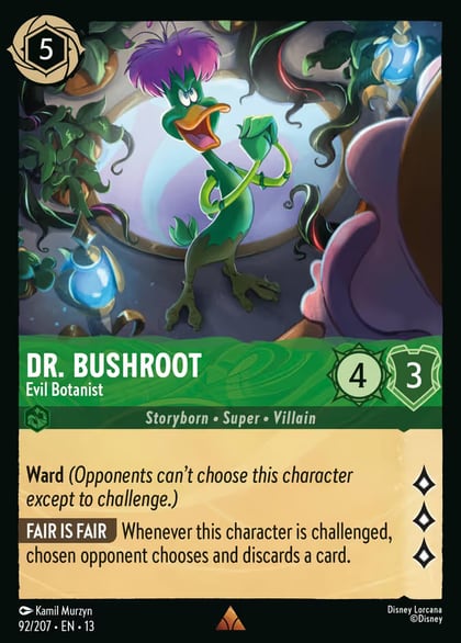 Dr. Bushroot - Evil Botanist, Attack of the Vine! 92/204