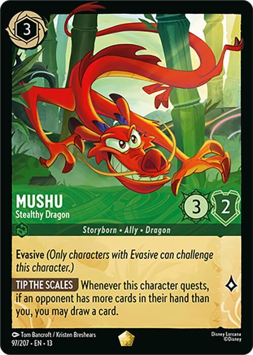 Mushu - Stealthy Dragon, Attack of the Vine! 97/204