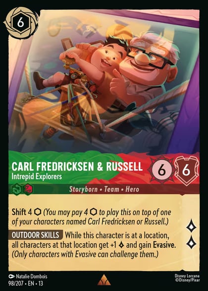 Carl Fredricksen & Russell - Intrepid Explorers, Attack of the Vine! 98/204