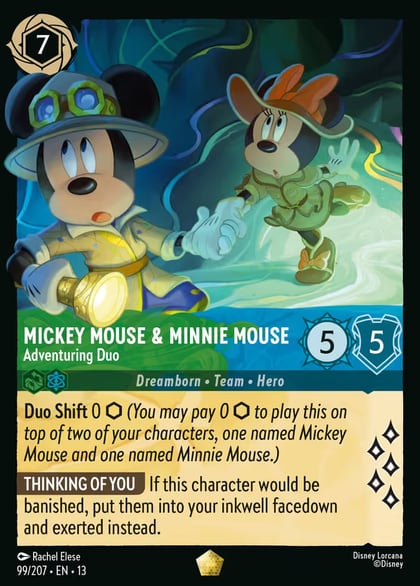 Mickey Mouse & Minnie Mouse - Adventuring Duo, Attack of the Vine! 99/204