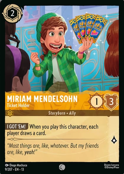 Miriam Mendelsohn - Ticket Holder, Attack of the Vine! 9/204