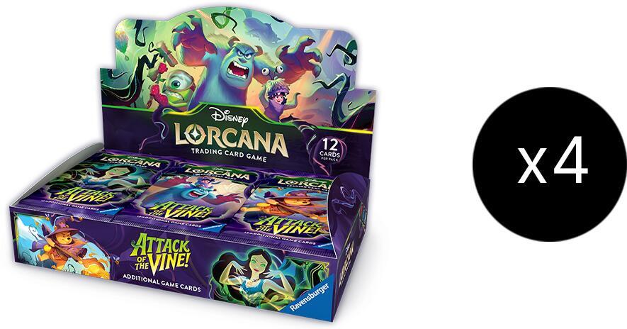 Disney Lorcana: Attack of the Vine! Booster Box Case, Attack of the Vine! P690385