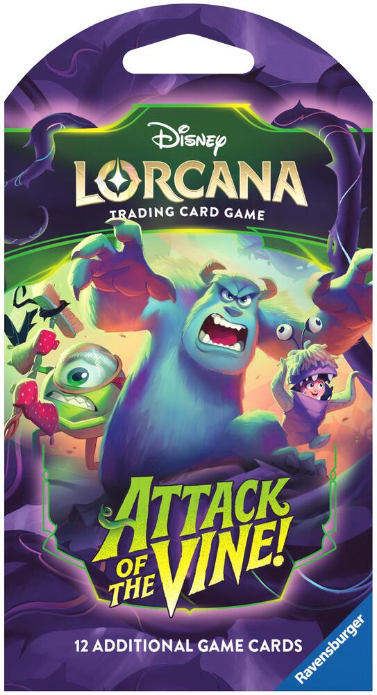 Disney Lorcana: Attack of the Vine! Sleeved Booster Pack, Attack of the Vine! P690387