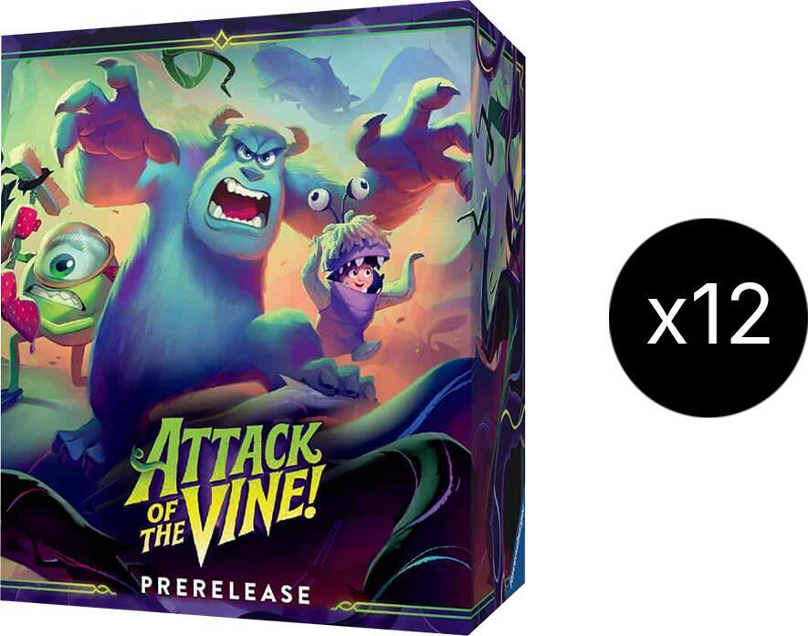 Disney Lorcana: Attack of the Vine! Prerelease Box Case, Attack of the Vine! P705926