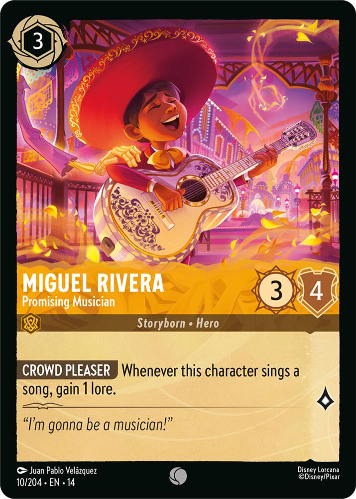 Miguel Rivera - Promising Musician, Hyperia City 10/204