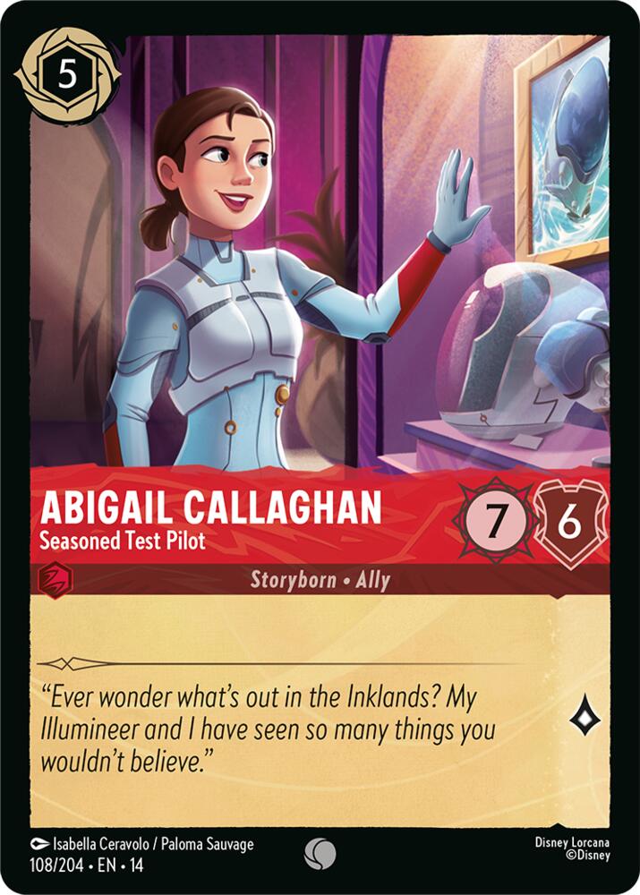 Abigail Callaghan - Seasoned Test Pilot, Hyperia City 108/204