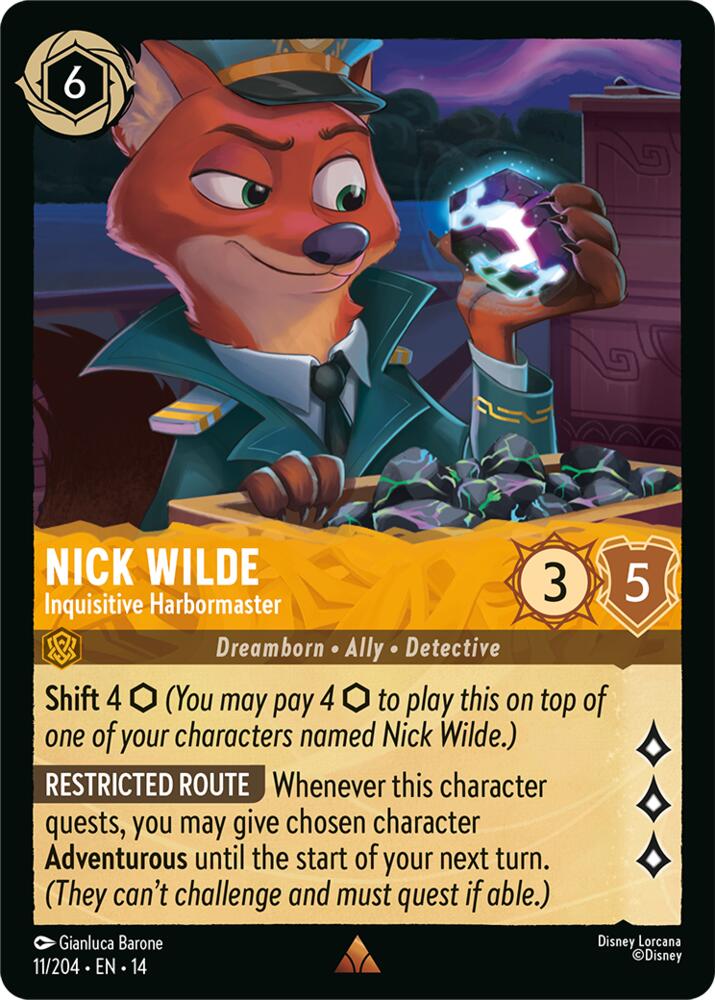 Nick Wilde - Inquisitive Harbormaster, Hyperia City 11/204