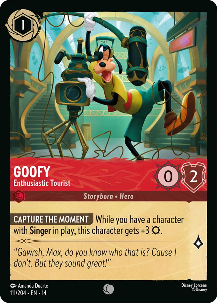 Goofy - Enthusiastic Tourist, Hyperia City 111/204