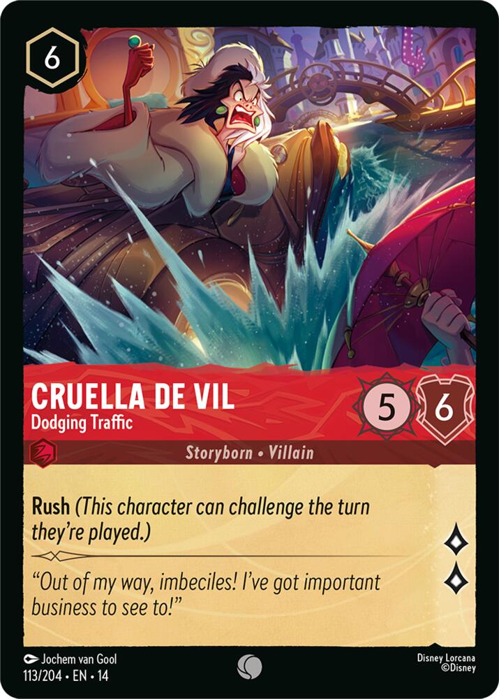 Cruella De Vil - Dodging Traffic, Hyperia City 113/204