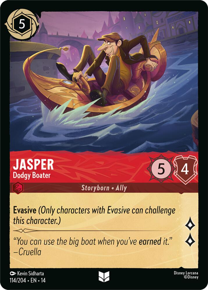 Jasper - Dodgy Boater, Hyperia City 114/204