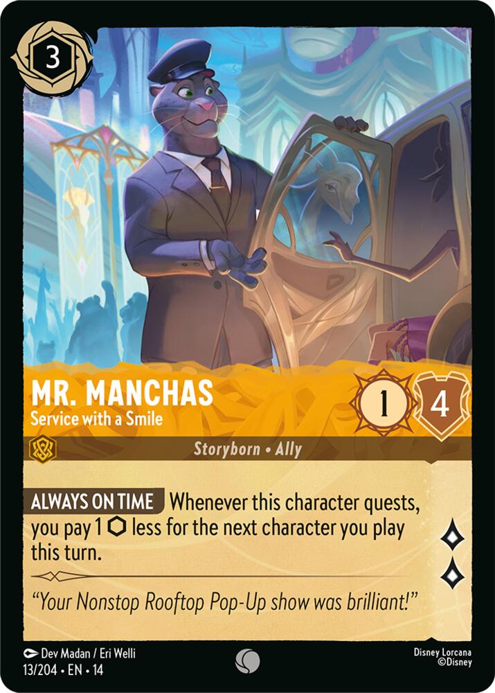 Mr. Manchas - Service with a Smile, Hyperia City 13/204