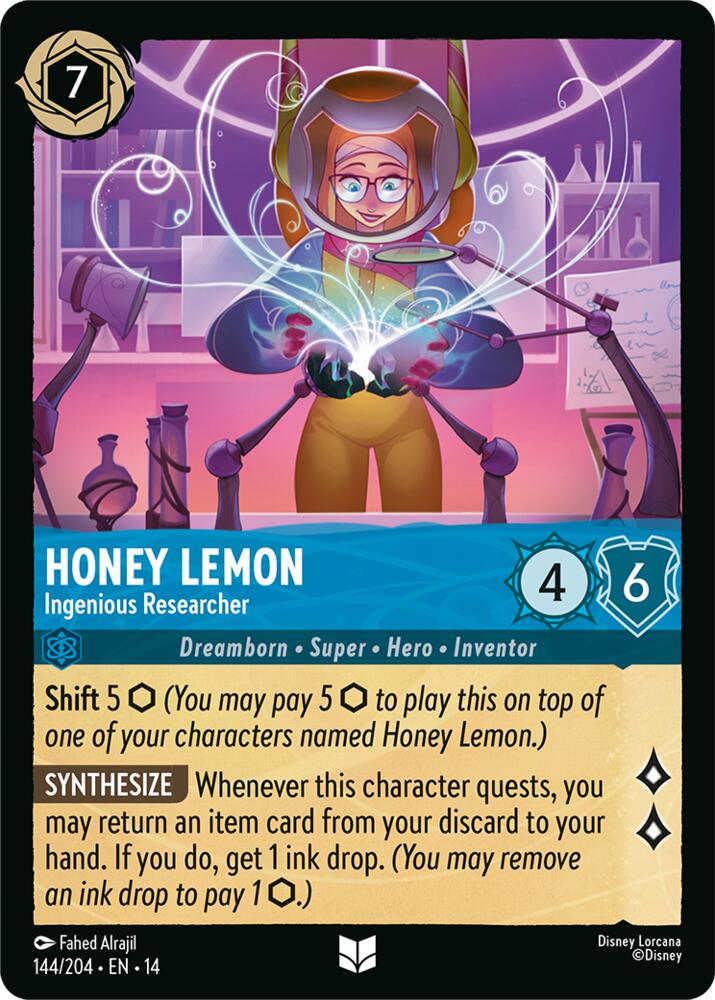 Honey Lemon - Ingenious Researcher, Hyperia City 144/204