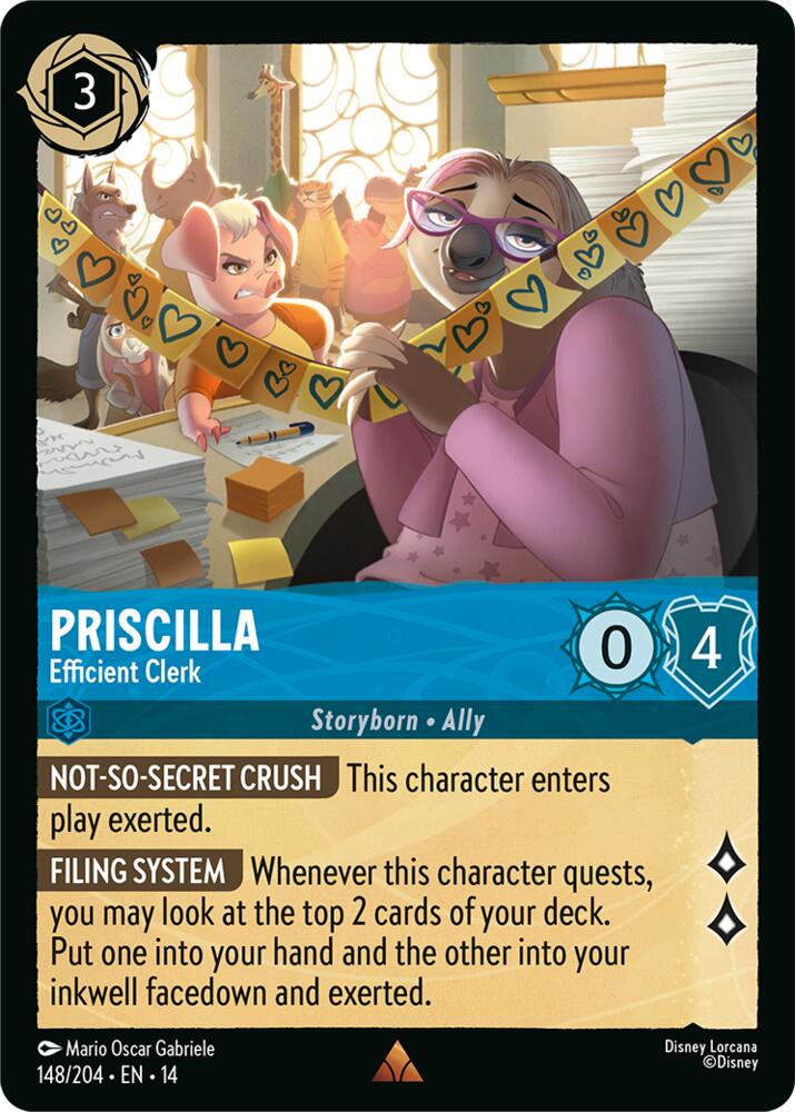 Priscilla - Efficient Clerk, Hyperia City 148/204