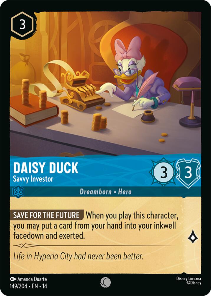 Daisy Duck - Savvy Investor, Hyperia City 149/204