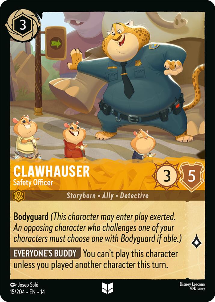 Clawhauser - Safety Officer, Hyperia City 15/204