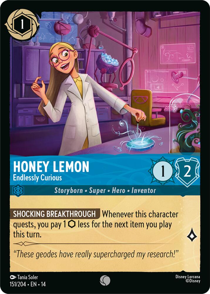 Honey Lemon - Endlessly Curious, Hyperia City 151/204