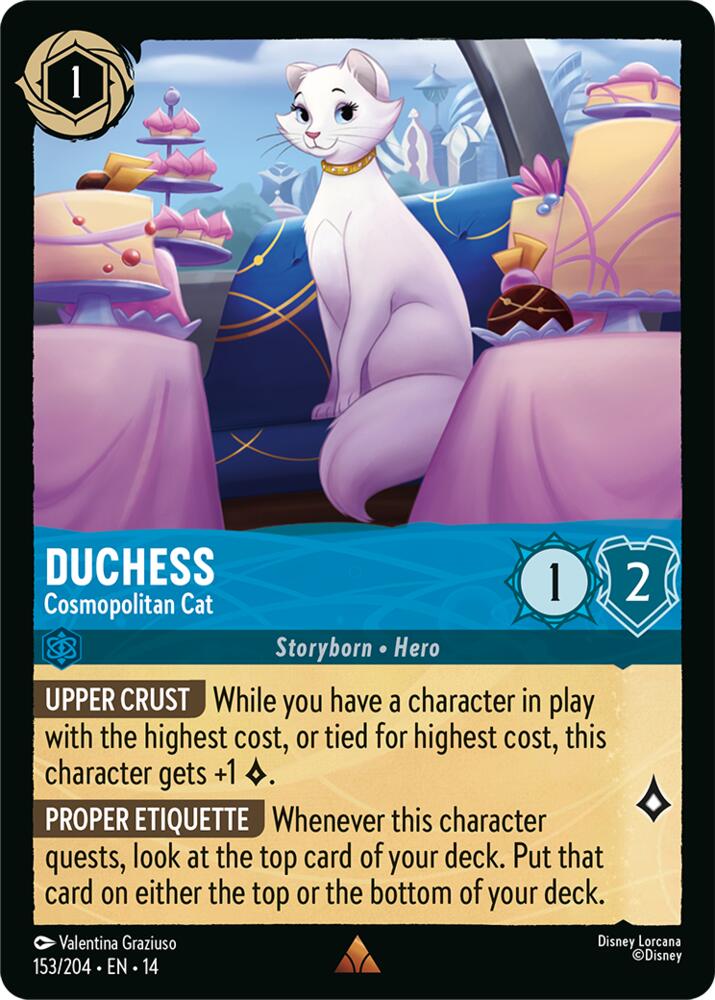 Duchess - Cosmopolitan Cat, Hyperia City 153/204
