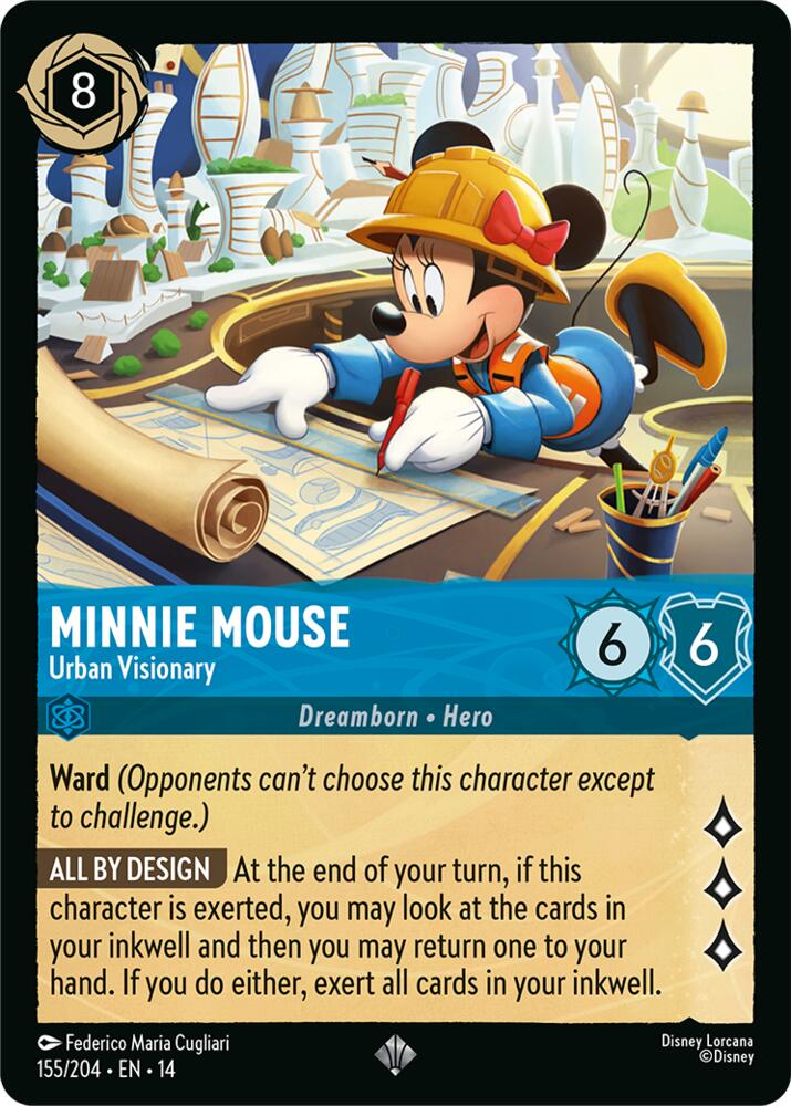 Minnie Mouse - Urban Visionary, Hyperia City 155/204