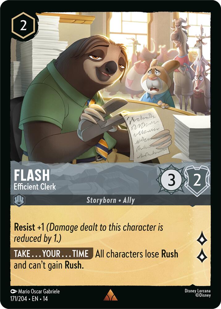 Flash - Efficient Clerk, Hyperia City 171/204