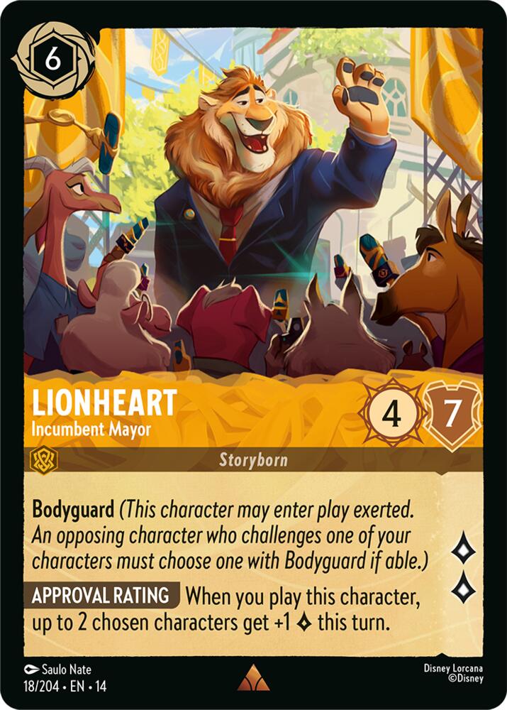 Lionheart - Incumbent Mayor, Hyperia City 18/204
