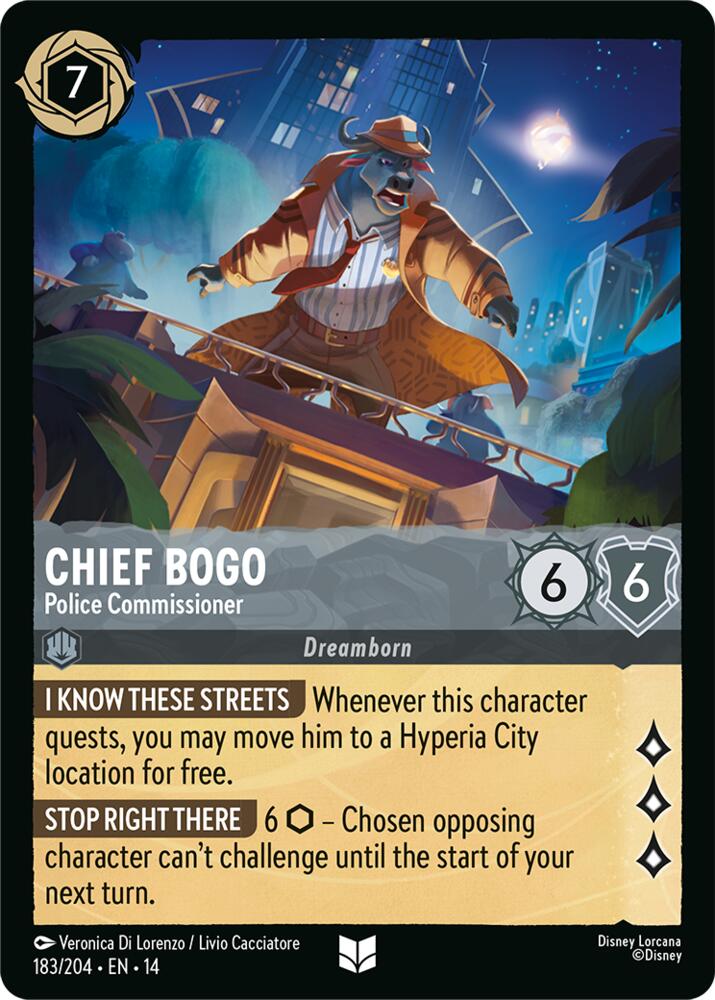 Chief Bogo - Police Commissioner, Hyperia City 183/204