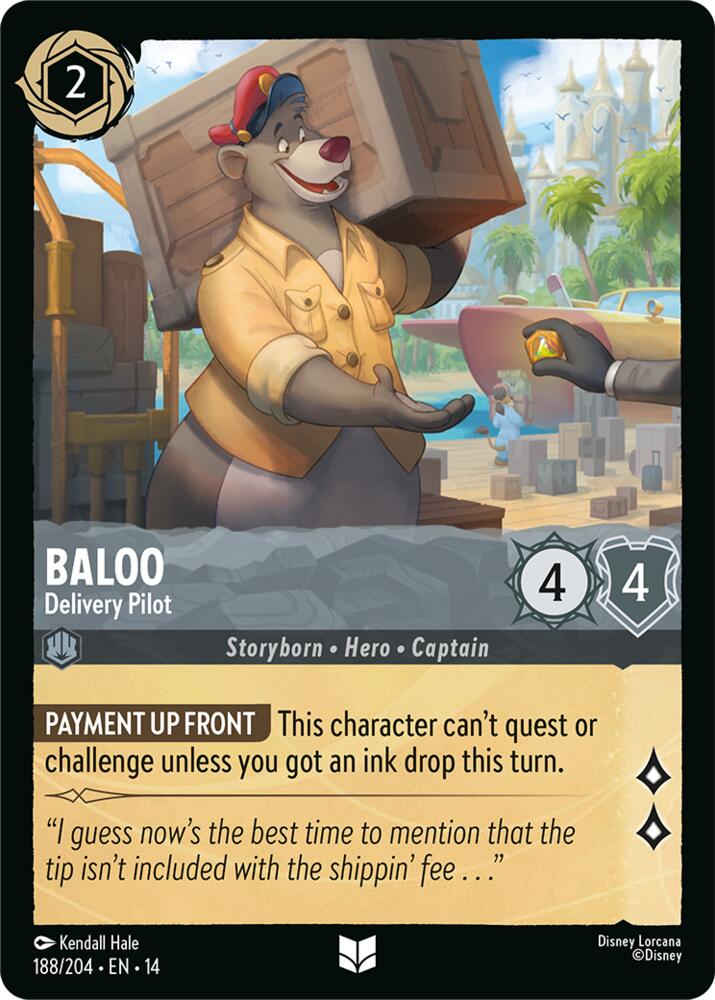 Baloo - Delivery Pilot, Hyperia City 188/204