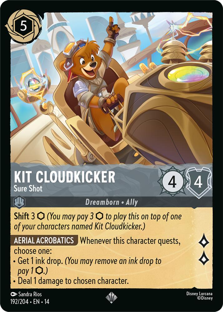 Kit Cloudkicker - Sure Shot, Hyperia City 192/204