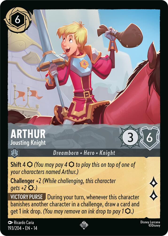 Arthur - Jousting Knight, Hyperia City 193/204