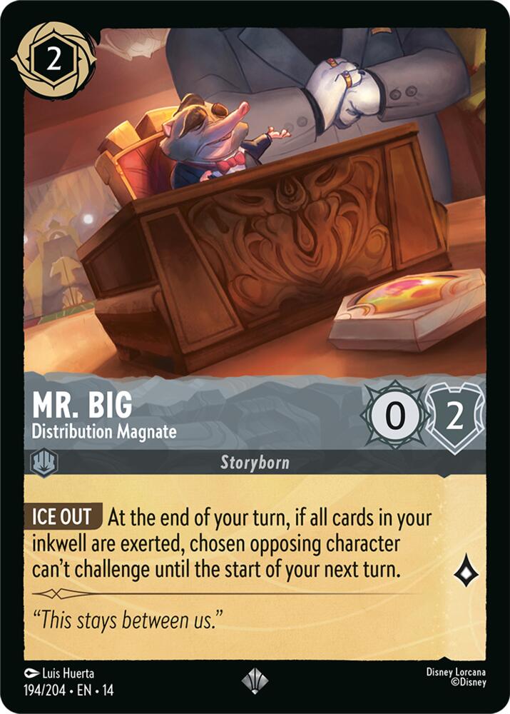 Mr. Big - Distribution Magnate, Hyperia City 194/204