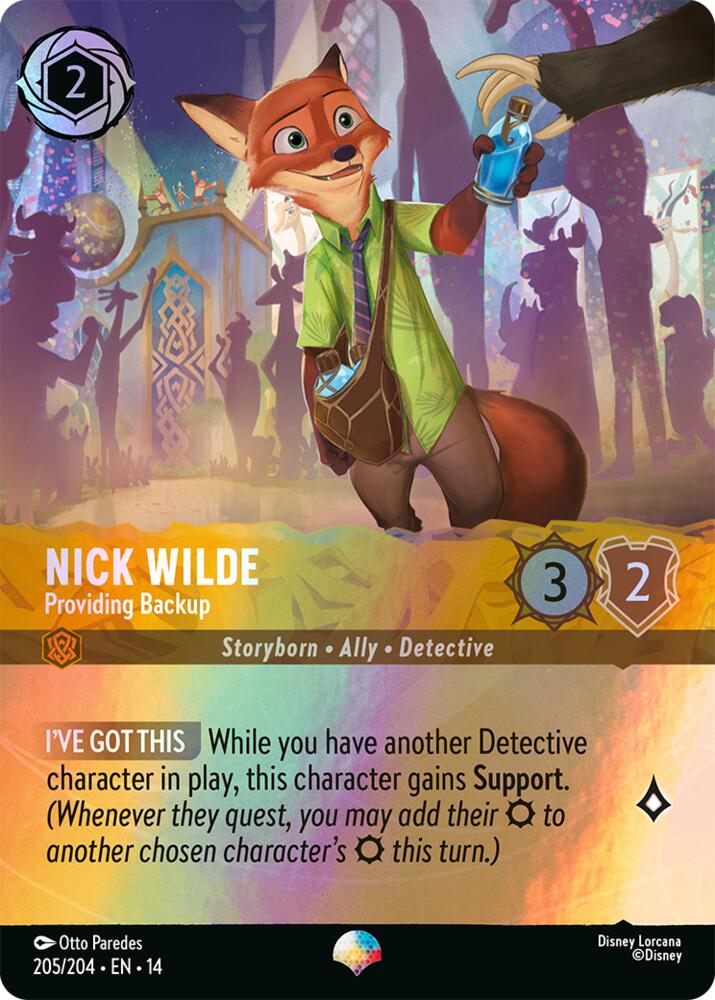 Nick Wilde - Providing Backup (Epic), Hyperia City 205/204