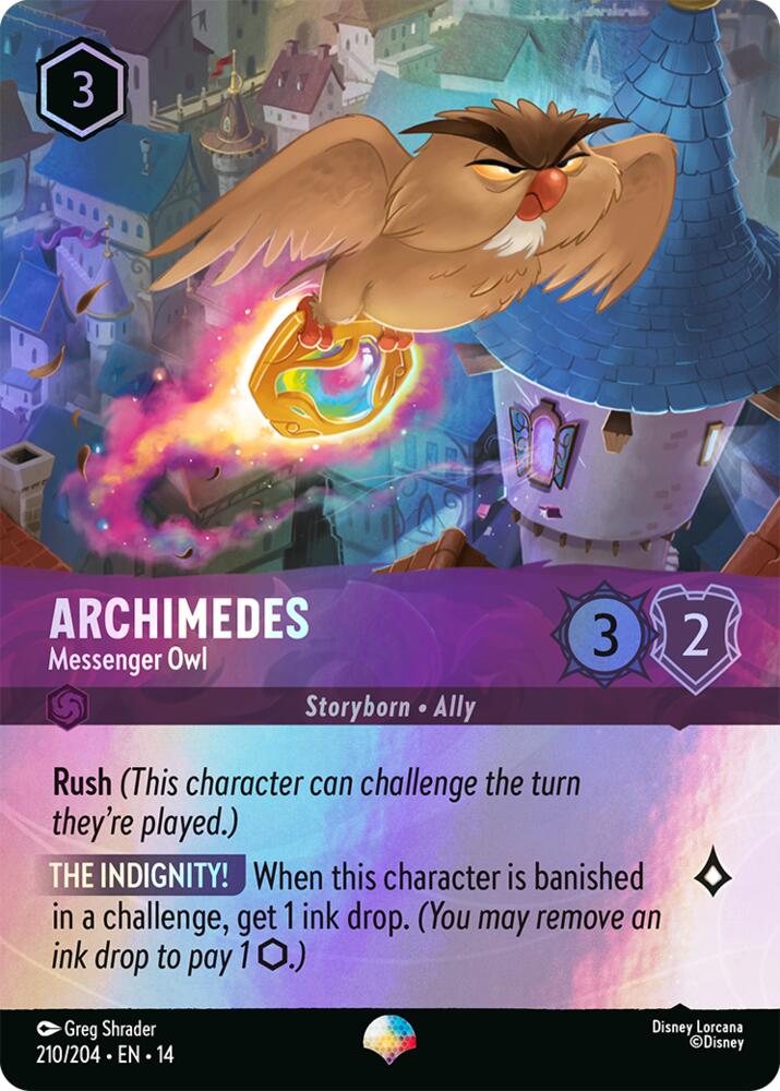 Archimedes - Messenger Owl (Epic), Hyperia City 210/204