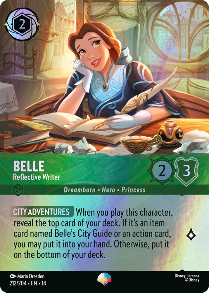 Belle - Reflective Writer (Epic), Hyperia City 212/204