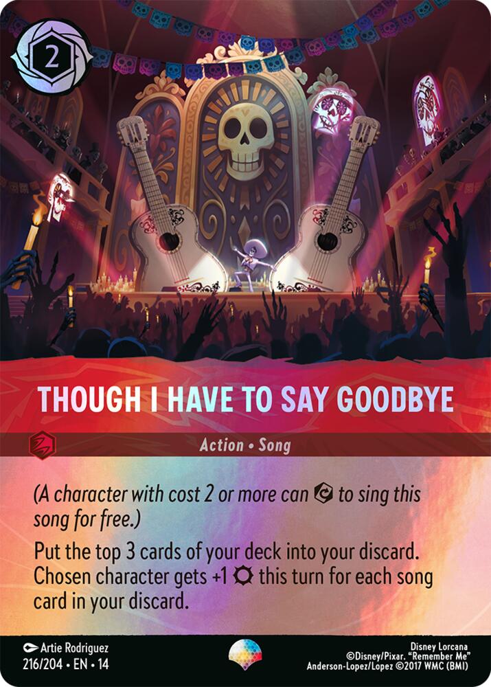Though I Have to Say Goodbye (Epic), Hyperia City 216/204