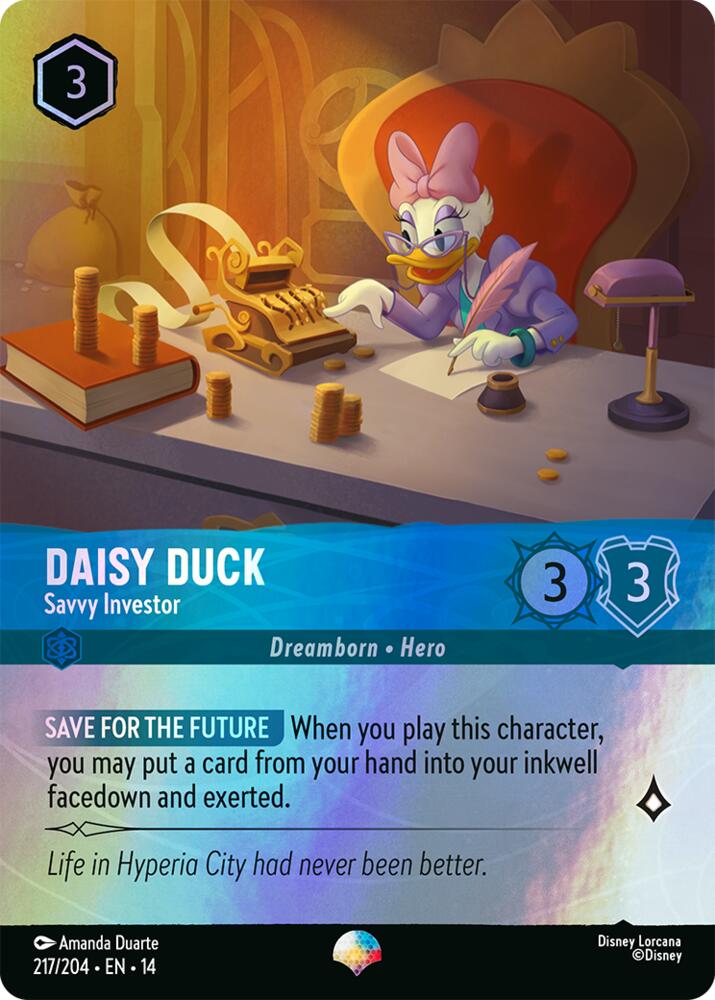 Daisy Duck - Savvy Investor (Epic), Hyperia City 217/204