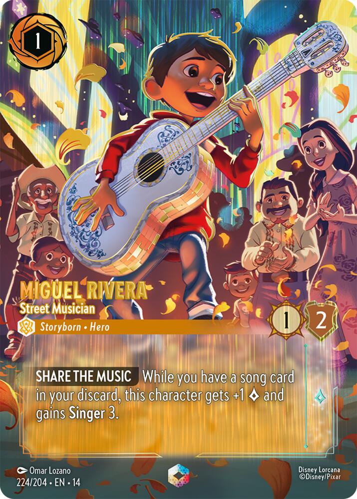 Miguel Rivera - Street Musician (Enchanted), Hyperia City 224/204