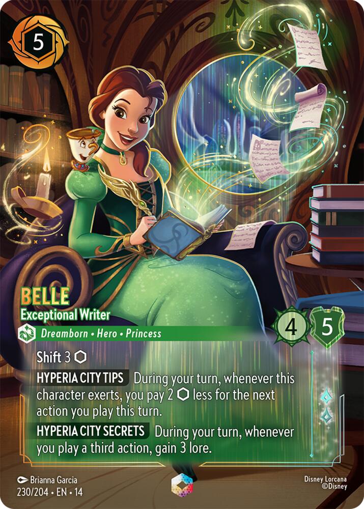 Belle - Exceptional Writer (Enchanted), Hyperia City 230/204