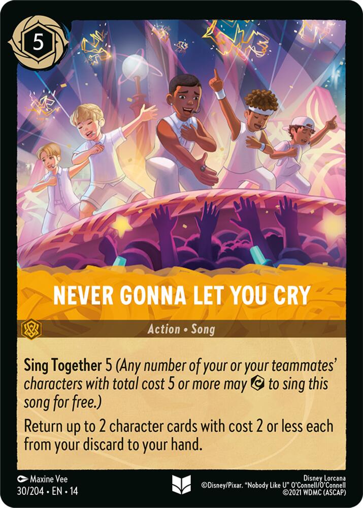 Never Gonna Let You Cry, Hyperia City 30/204