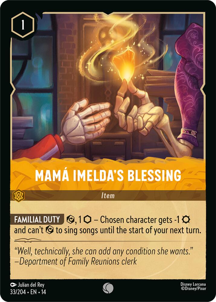 Mama Imelda's Blessing, Hyperia City 33/204