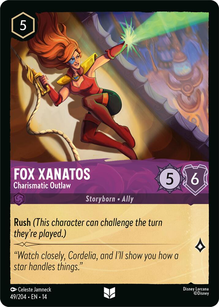 Fox Xanatos - Charismatic Outlaw, Hyperia City 49/204