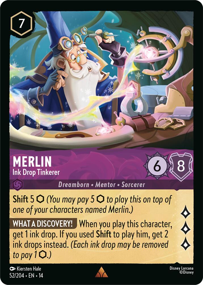 Merlin - Ink Drop Tinkerer, Hyperia City 52/204