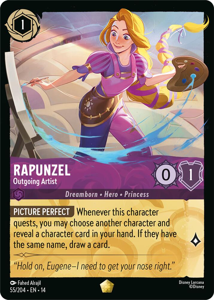 Rapunzel - Outgoing Artist, Hyperia City 55/204