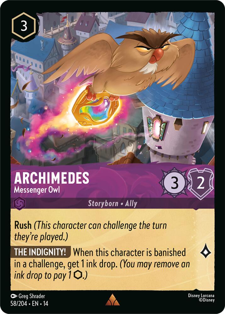 Archimedes - Messenger Owl, Hyperia City 58/204