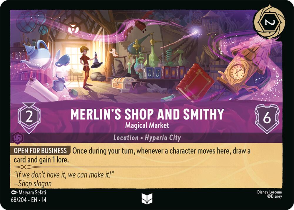 Merlin's Shop and Smithy - Magical Market, Hyperia City 68/204