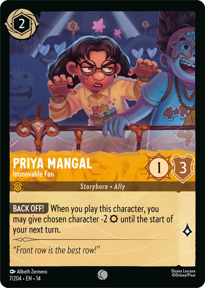 Priya Mangal - Immovable Fan, Hyperia City 7/204