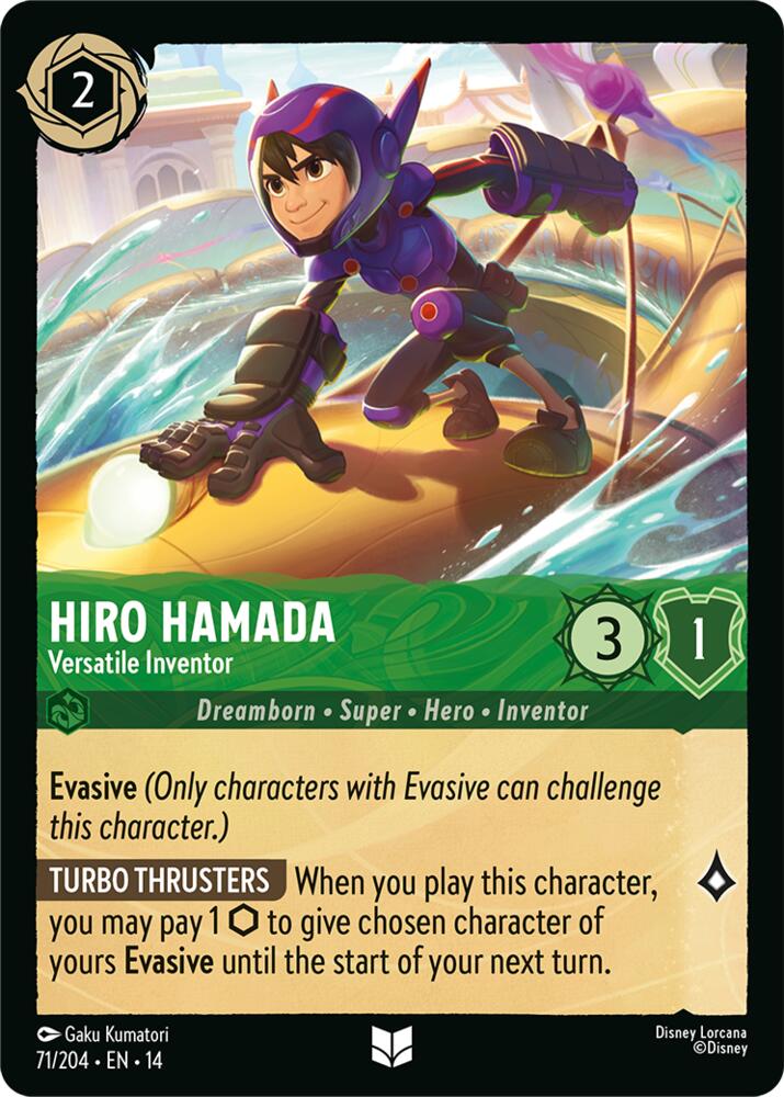 Hiro Hamada - Versatile Inventor, Hyperia City 71/204