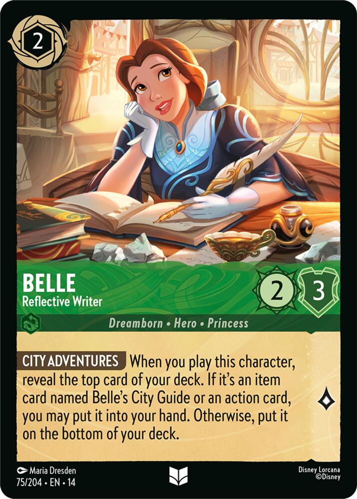 Belle - Reflective Writer, Hyperia City 75/204