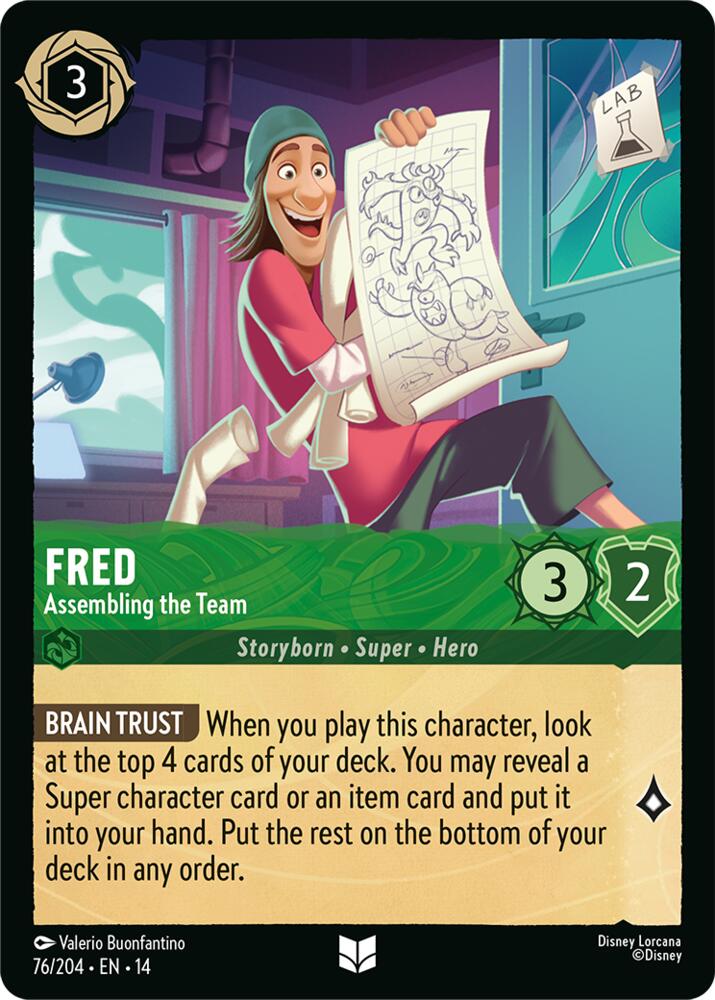 Fred - Assembling the Team, Hyperia City 76/204